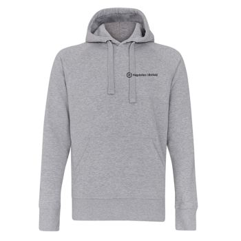 Hettegenser, unisex Gråmelert